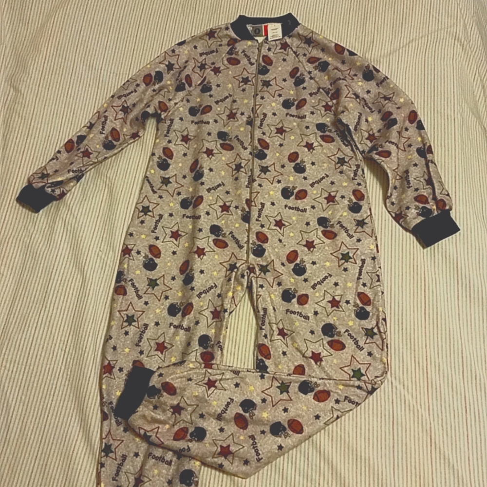 Boys Onesie Pajamas (Grey)